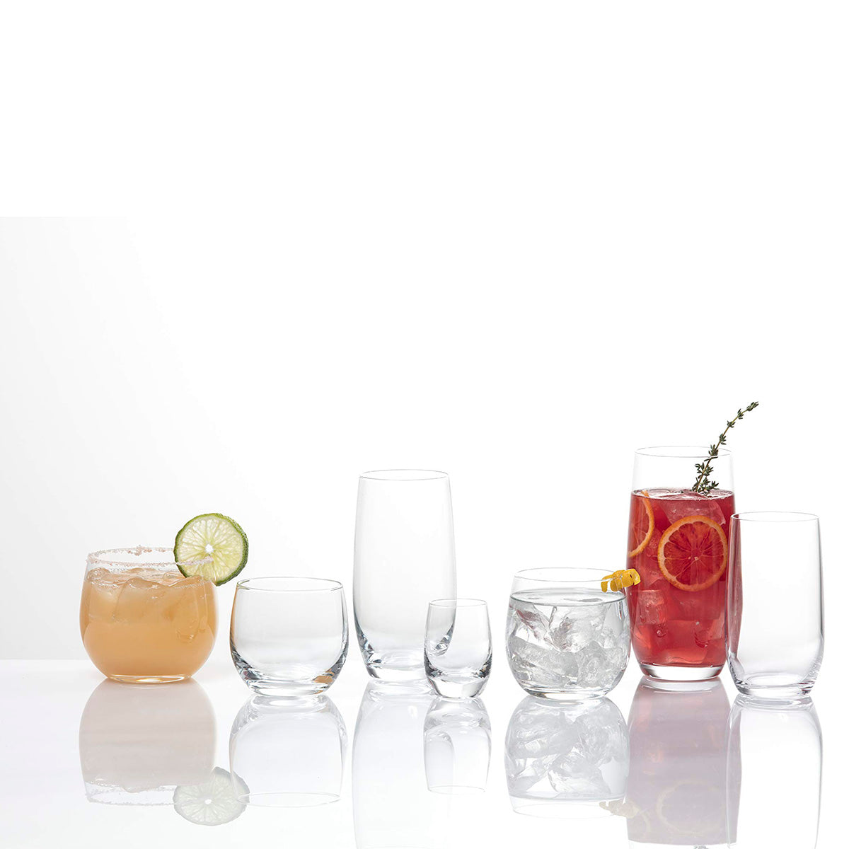 Set de vasos de la colección Banquet de Schott Zwiesel, mostrando la silueta robusta y clásica.