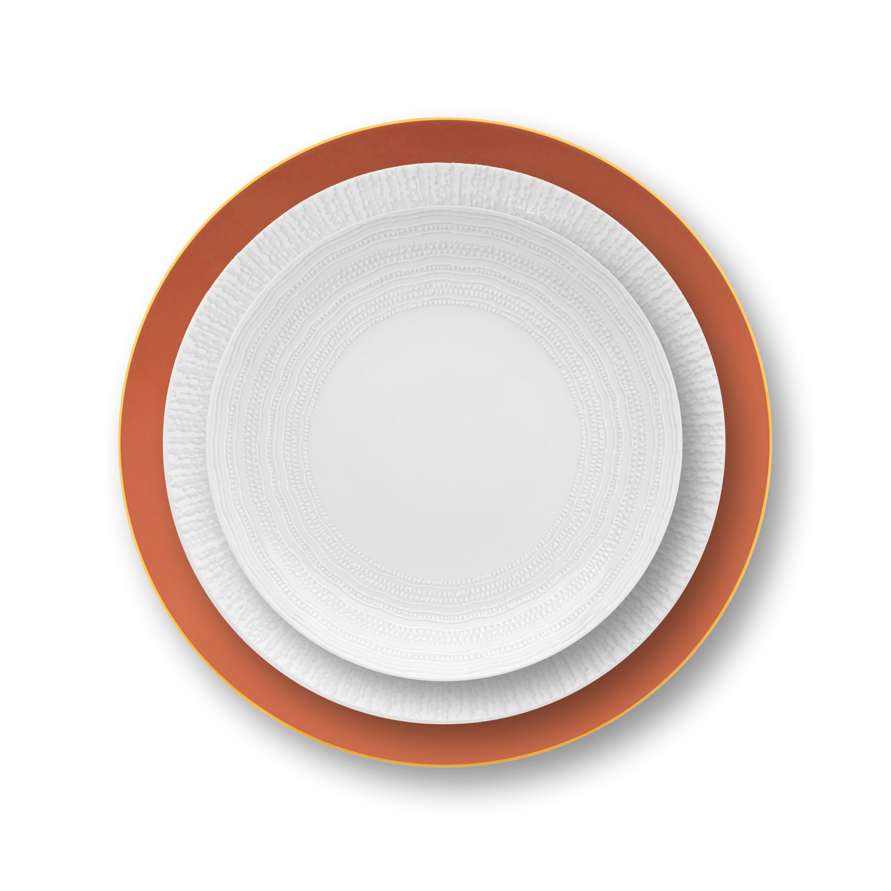 Set de vajilla de la colección Mar de Vista Alegre, mostrando platos con texturas inspiradas en el mar.