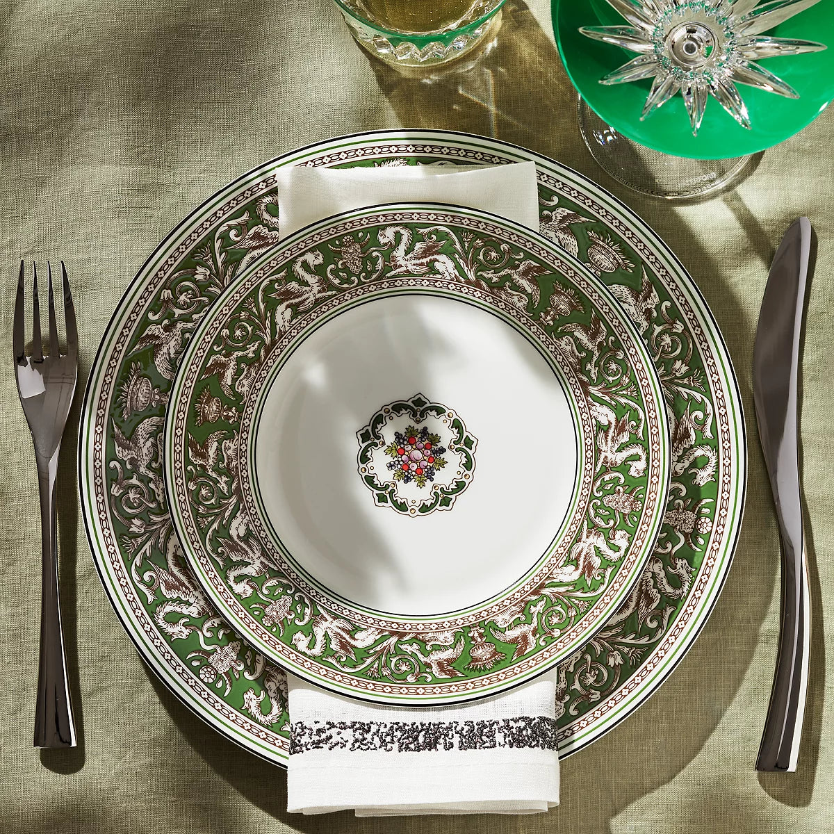 PLATO HONDO FLORENTINE VERDE