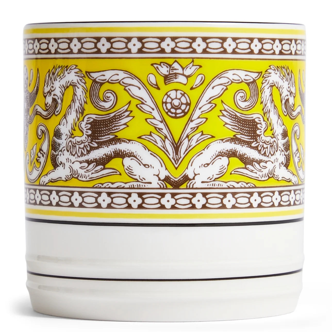 Detalle del estampado Florentine Citron en la taza