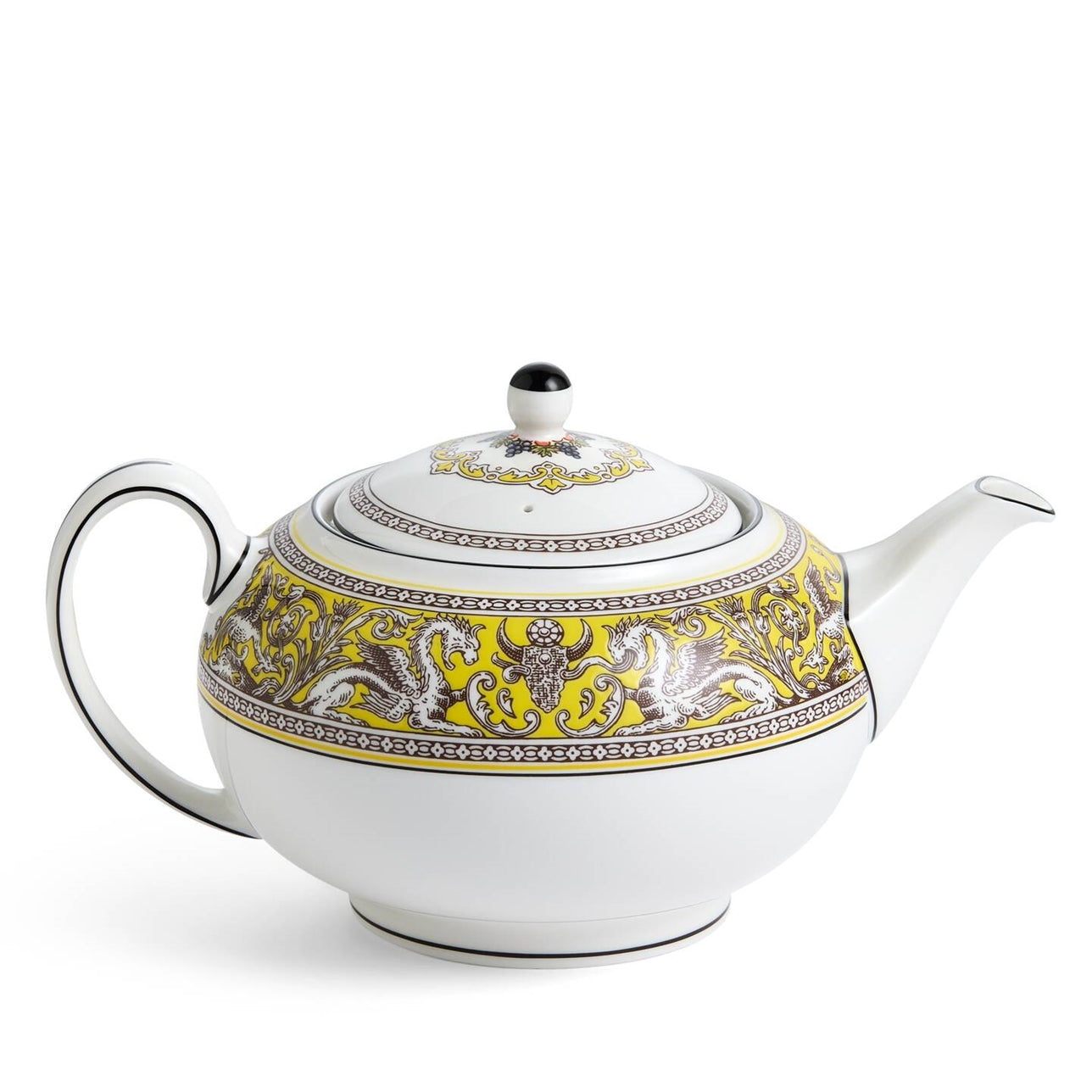 Tetera Florentine Citron de porcelana china fucsia.