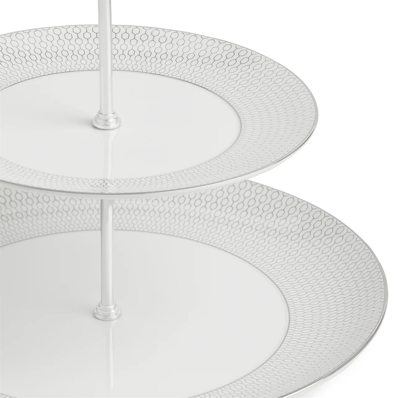 Soporte para tartas Gio Platinum, ideal para té de la tarde y eventos.