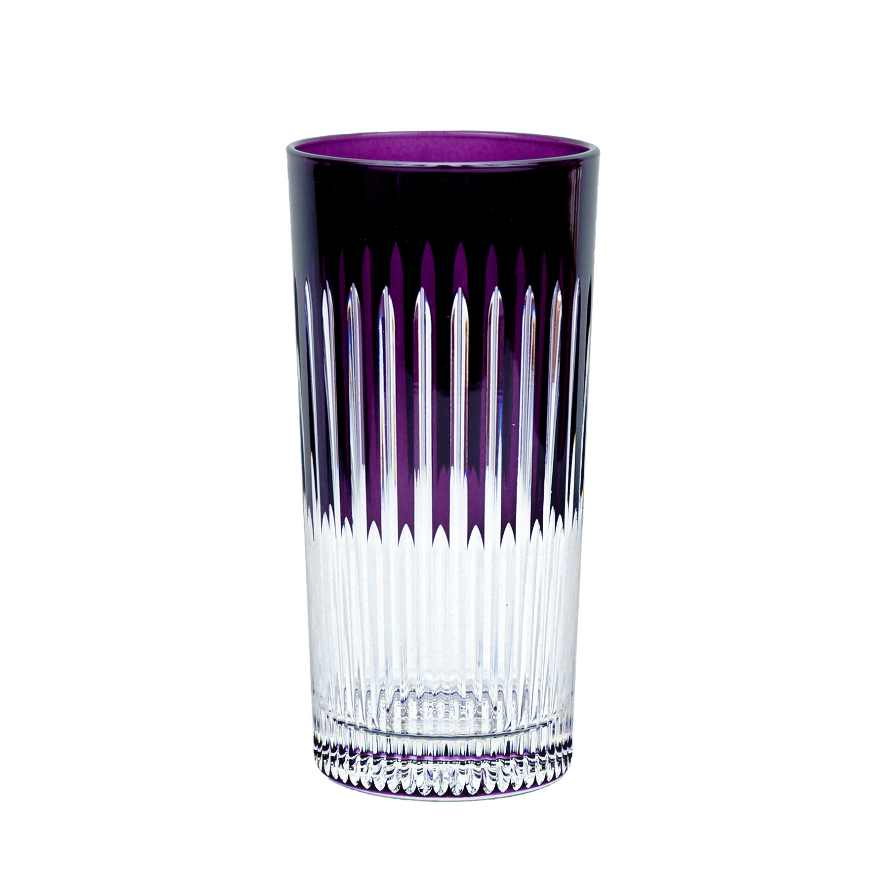 Set de vasos altos color amatista Julia Crystalglass