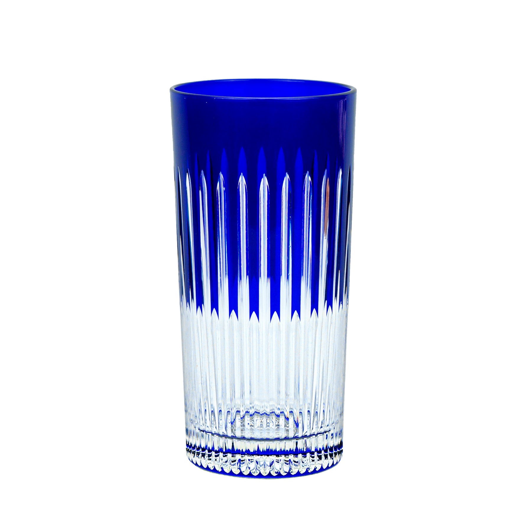 Vasos Julia Crystalglass color azul en cristal europeo