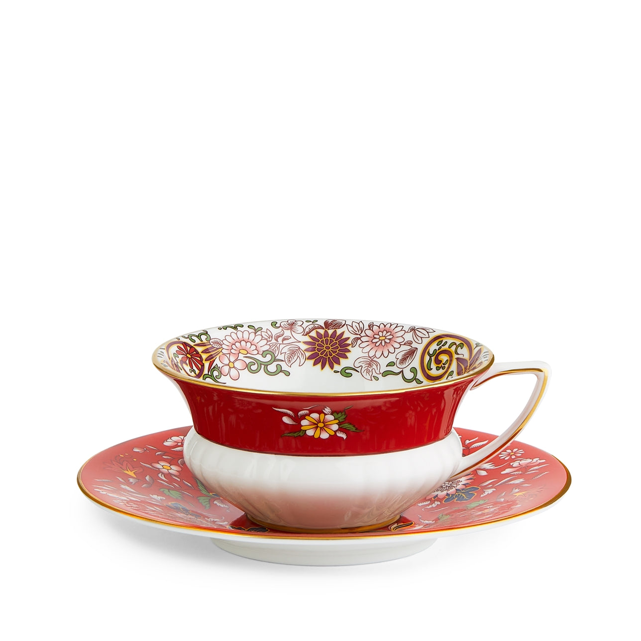 Taza y platillo Crimson Orient Wonderlust