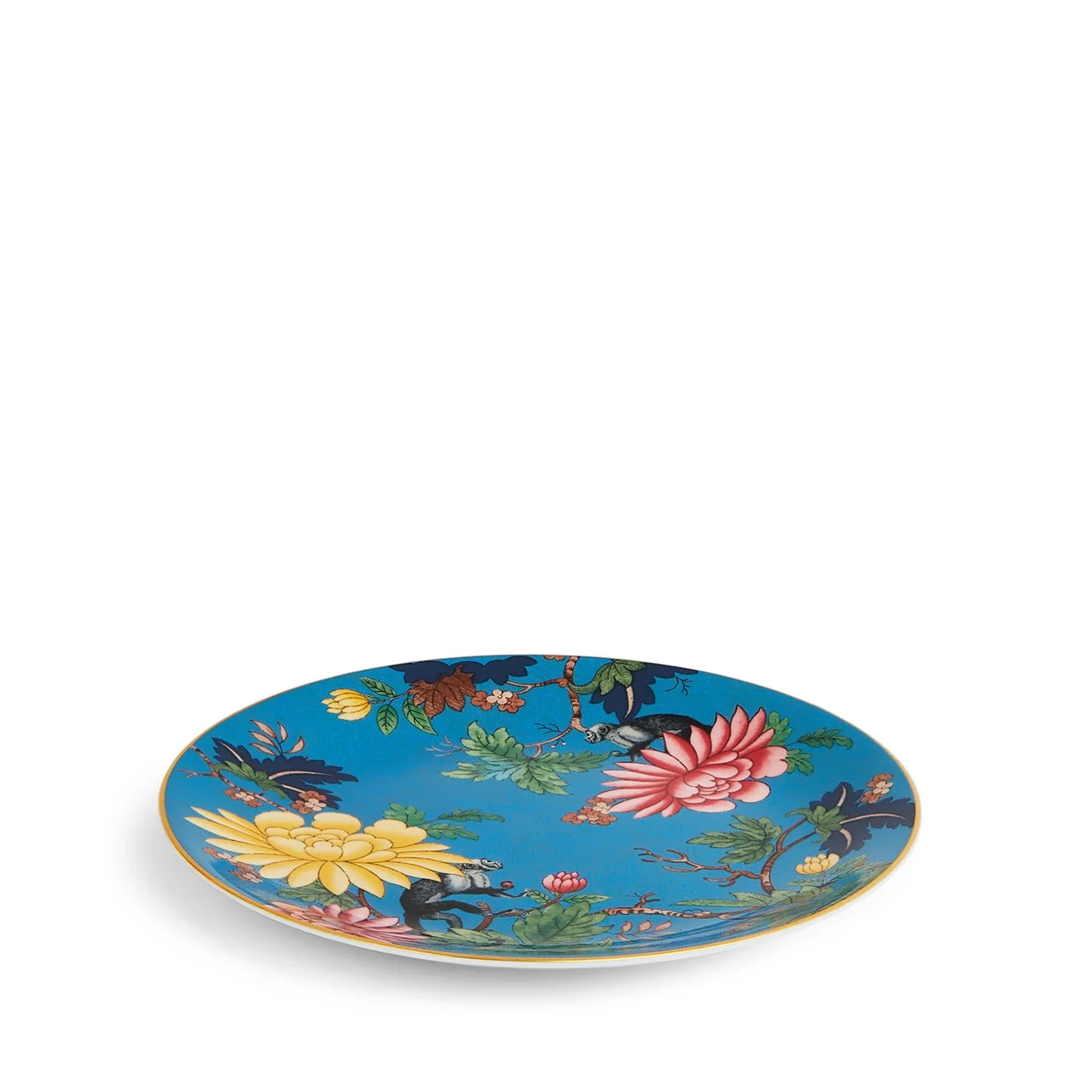 Vista lateral Plato Wedgwood Sapphire Garden