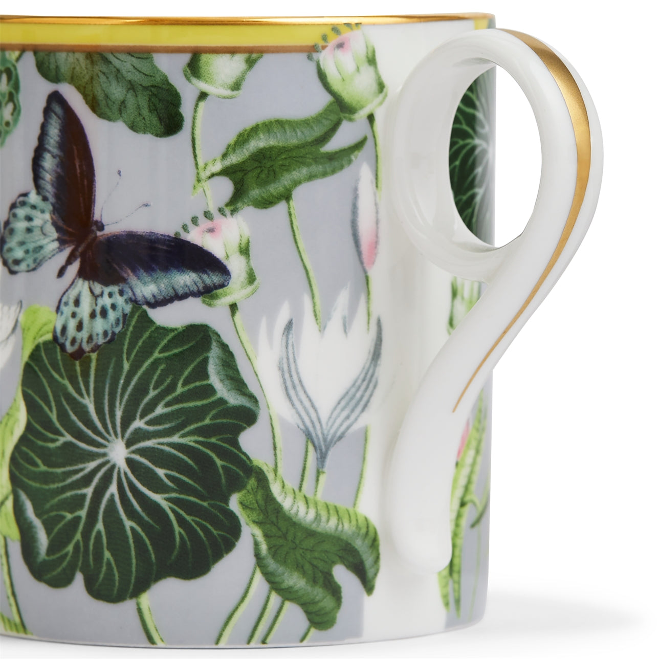Detalles ornamentales del Mug Wonderlust Waterlily