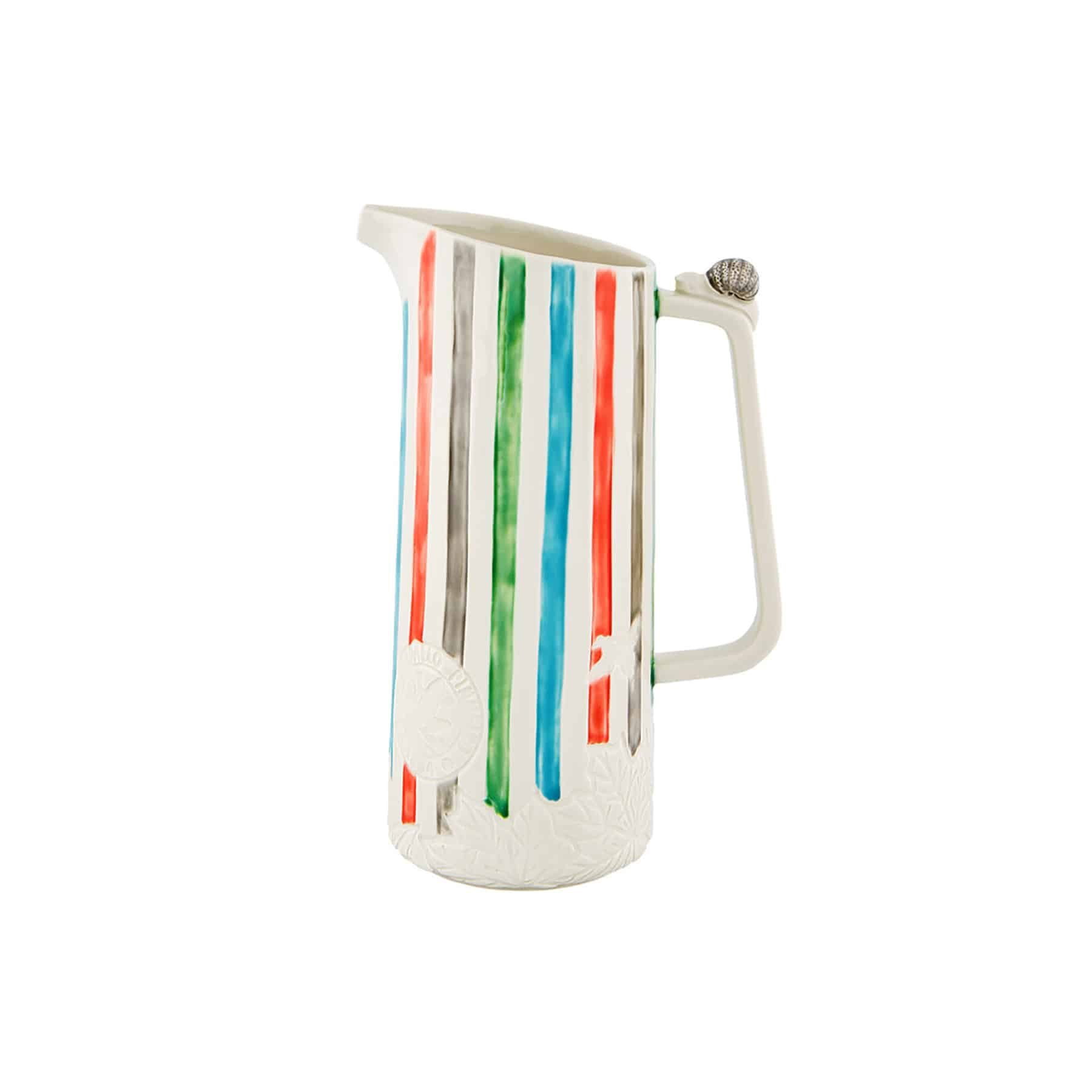 Jarra Parodia 1.5 L de Rafael Bordallo Pinheiro con diseño naturalista.