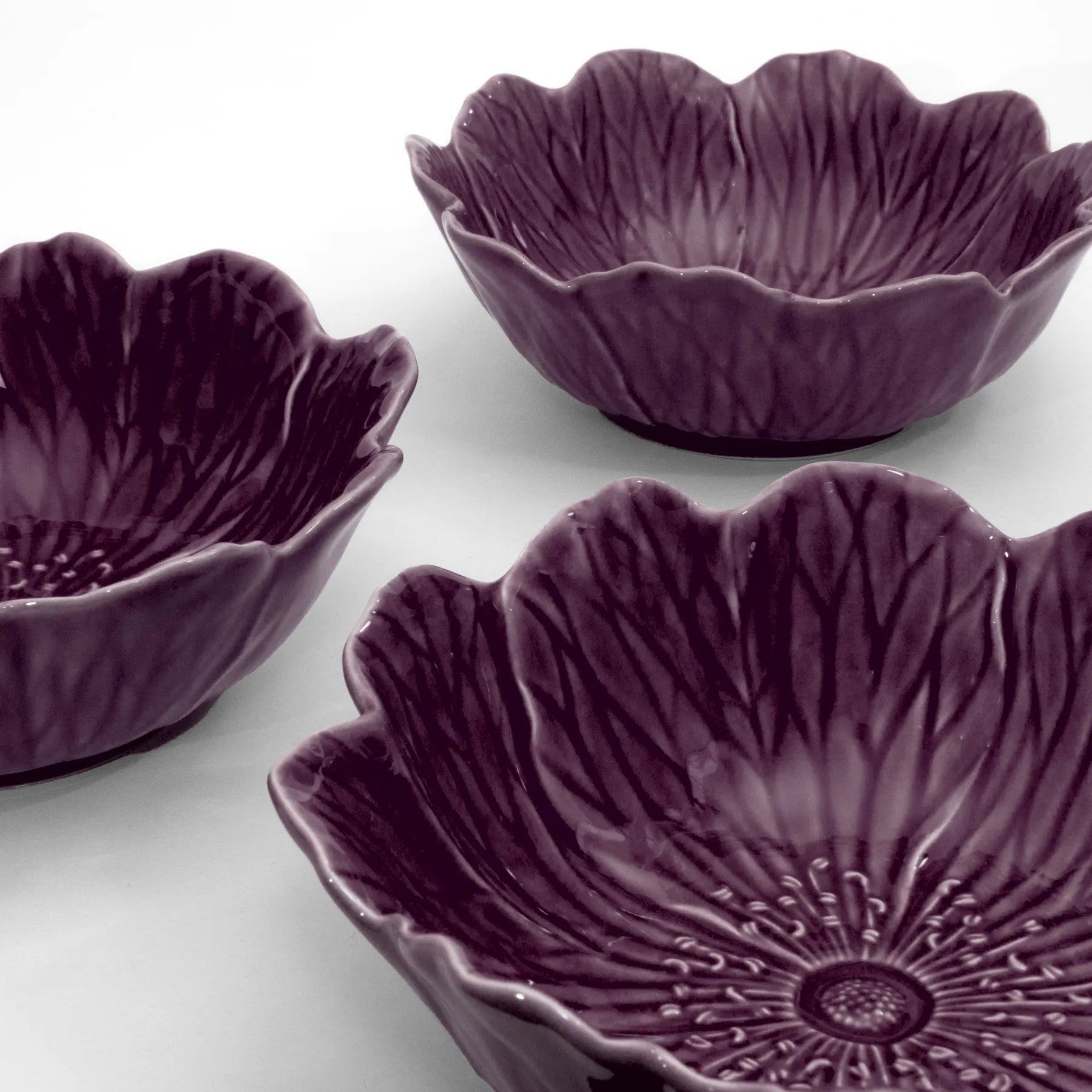 BOWL GRANDE PÚRPURA FLORA
