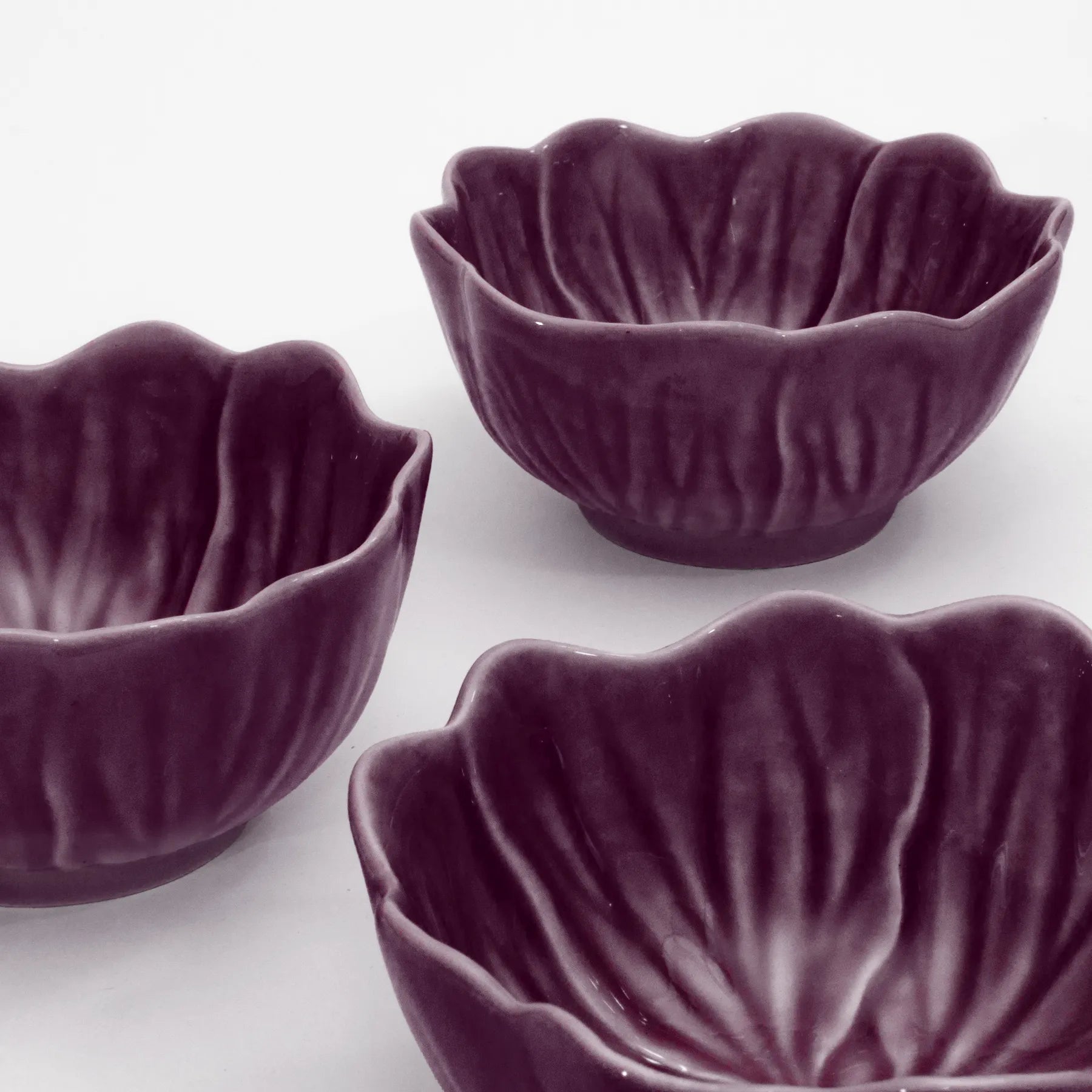 BOWL PEQUEÑO PÚRPURA FLORA