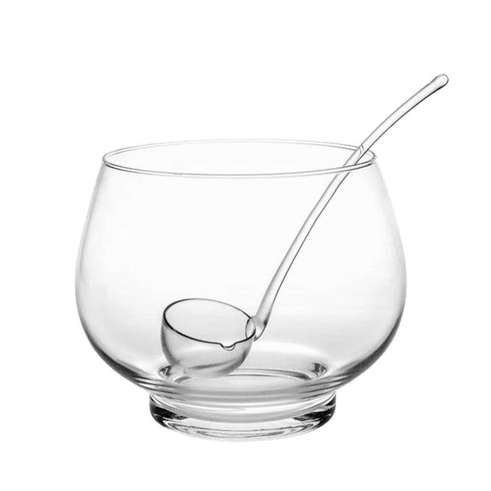 Ponchera con cuchara transparente Bliss de Casa Alegre
