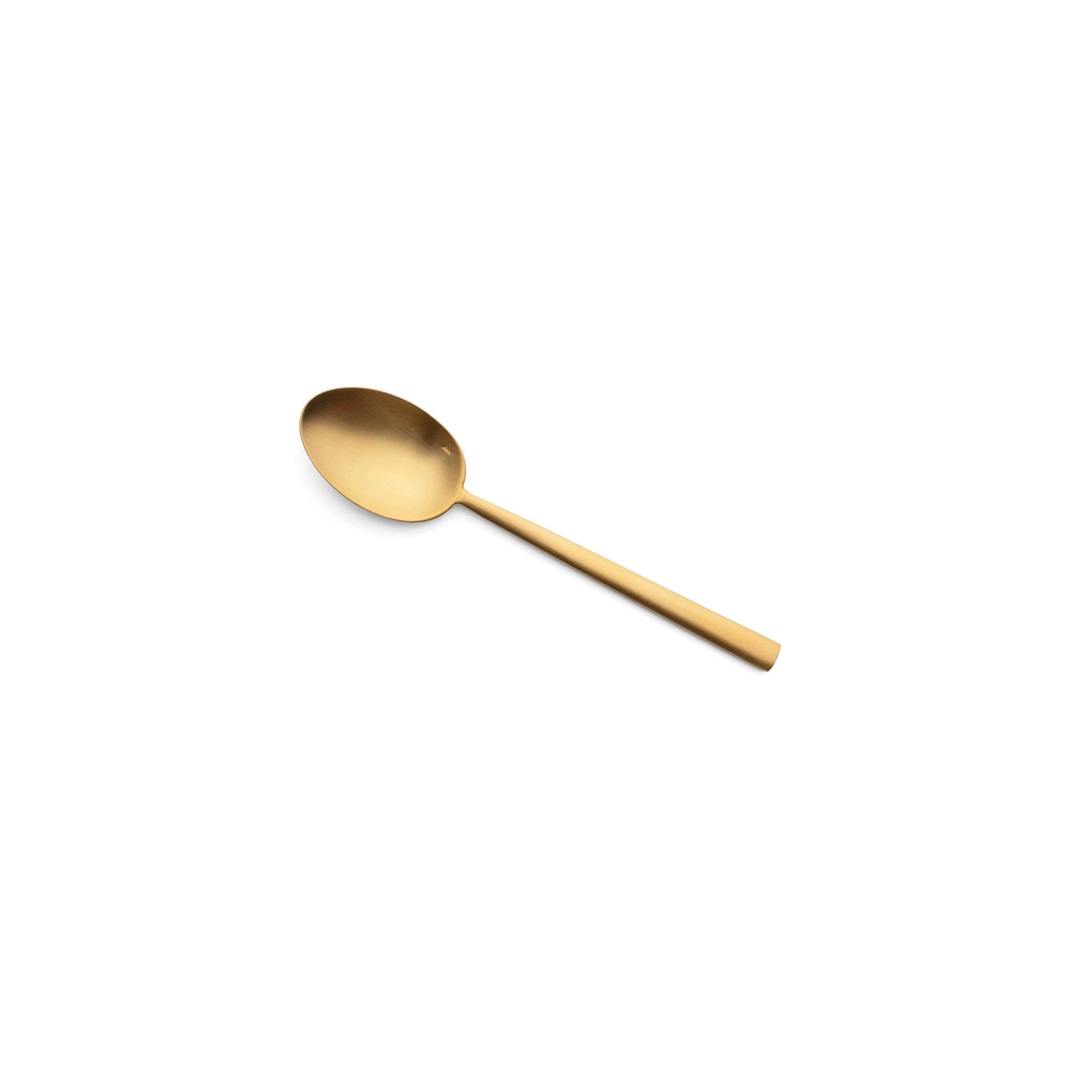 Cuchara de té Rondo Gold Cutipol en acero con acabado dorado