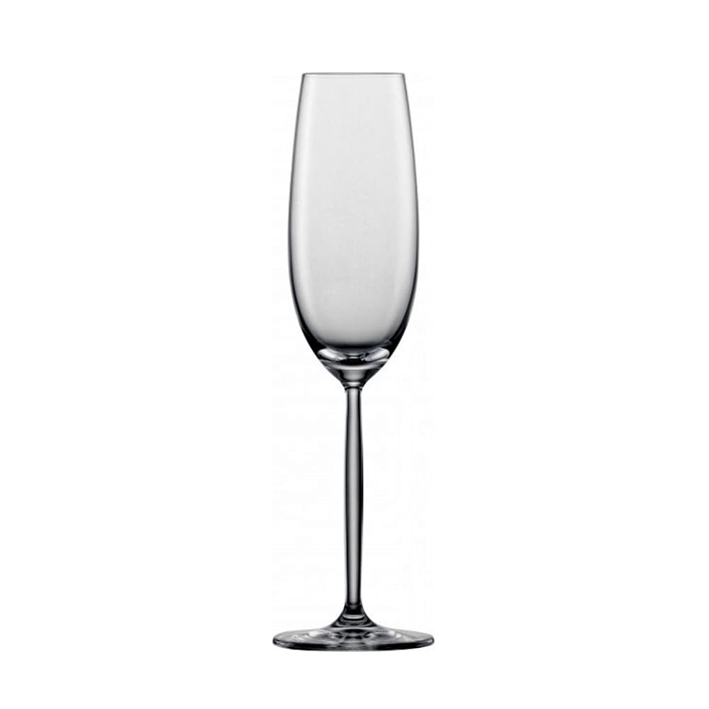 Copa Champagne Diva Schott Zwiesel con tallo convexo y perlado