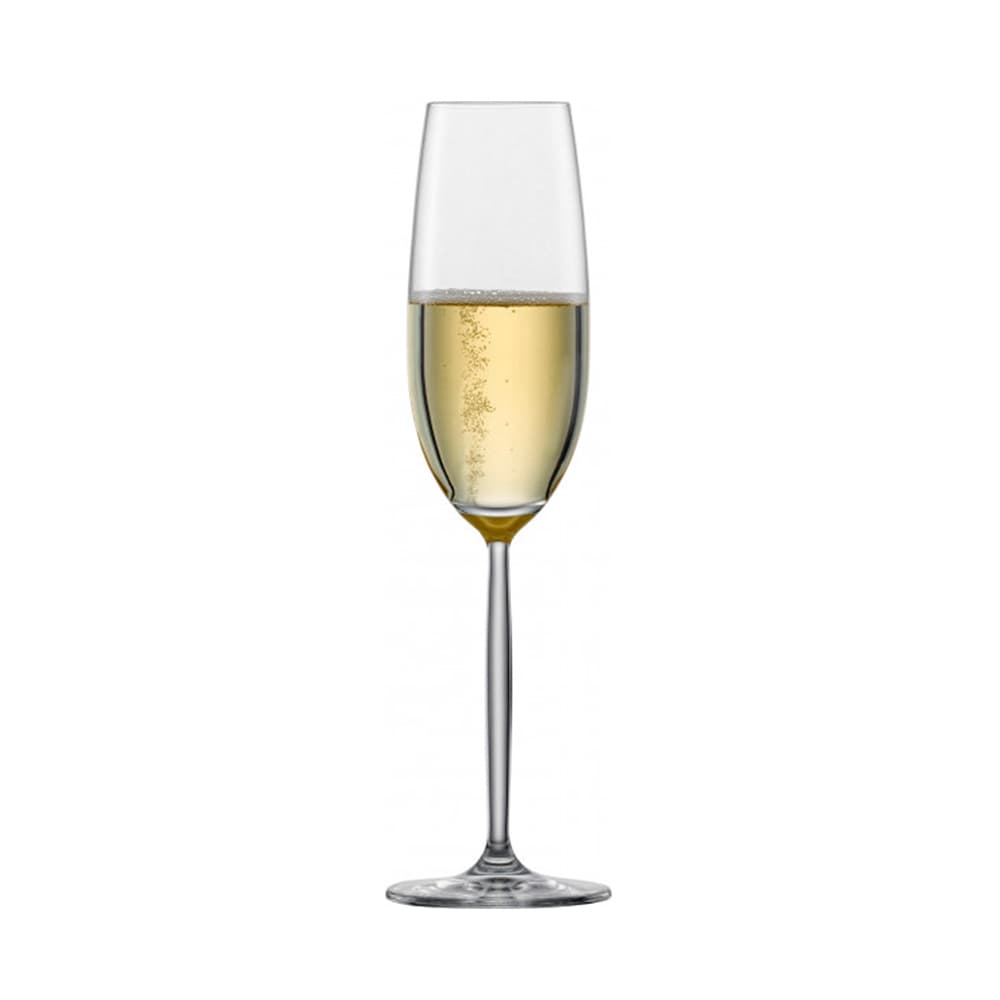 Copa Champagne Diva Schott Zwiesel con tallo convexo y perlado 2