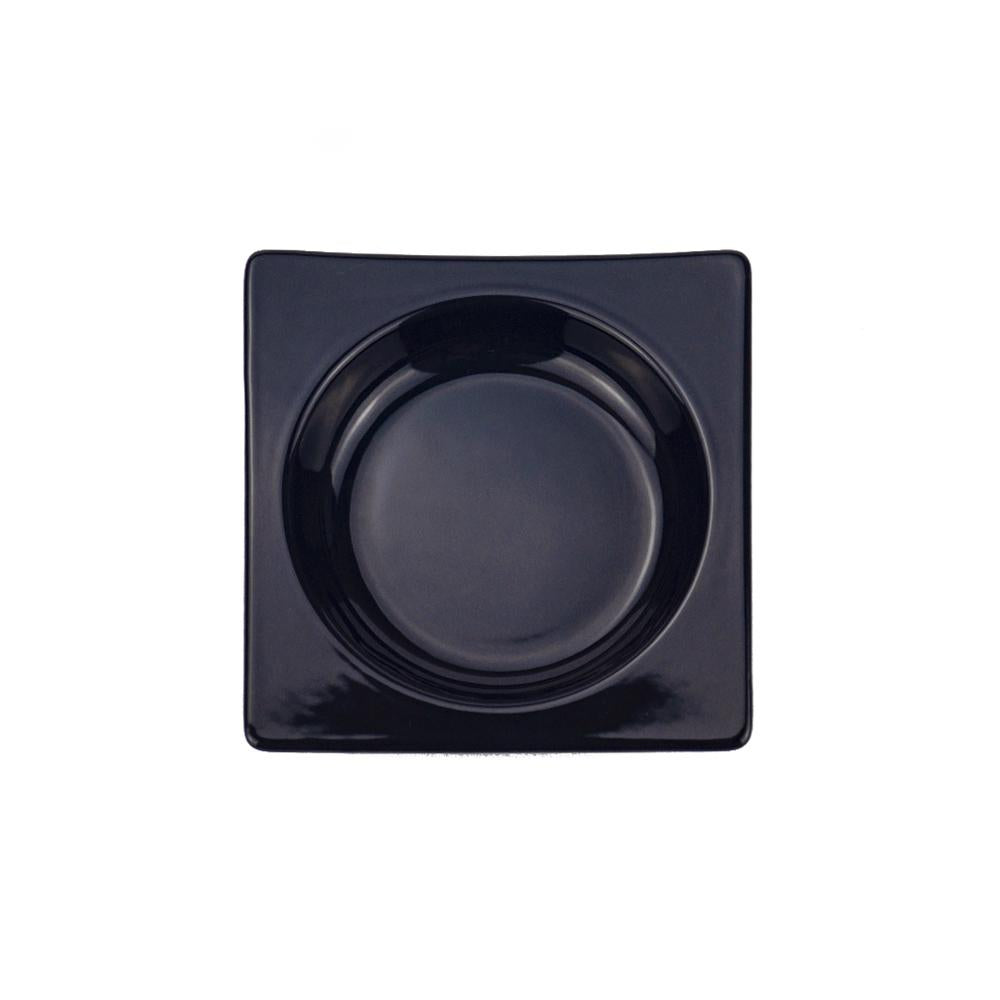 PLATO ENSALADA CUADRADO AZUL
