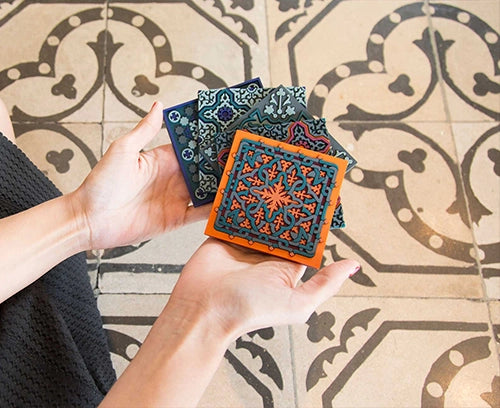 Juego de posavasos de deiferentes colecciónes de Images d'Orient.