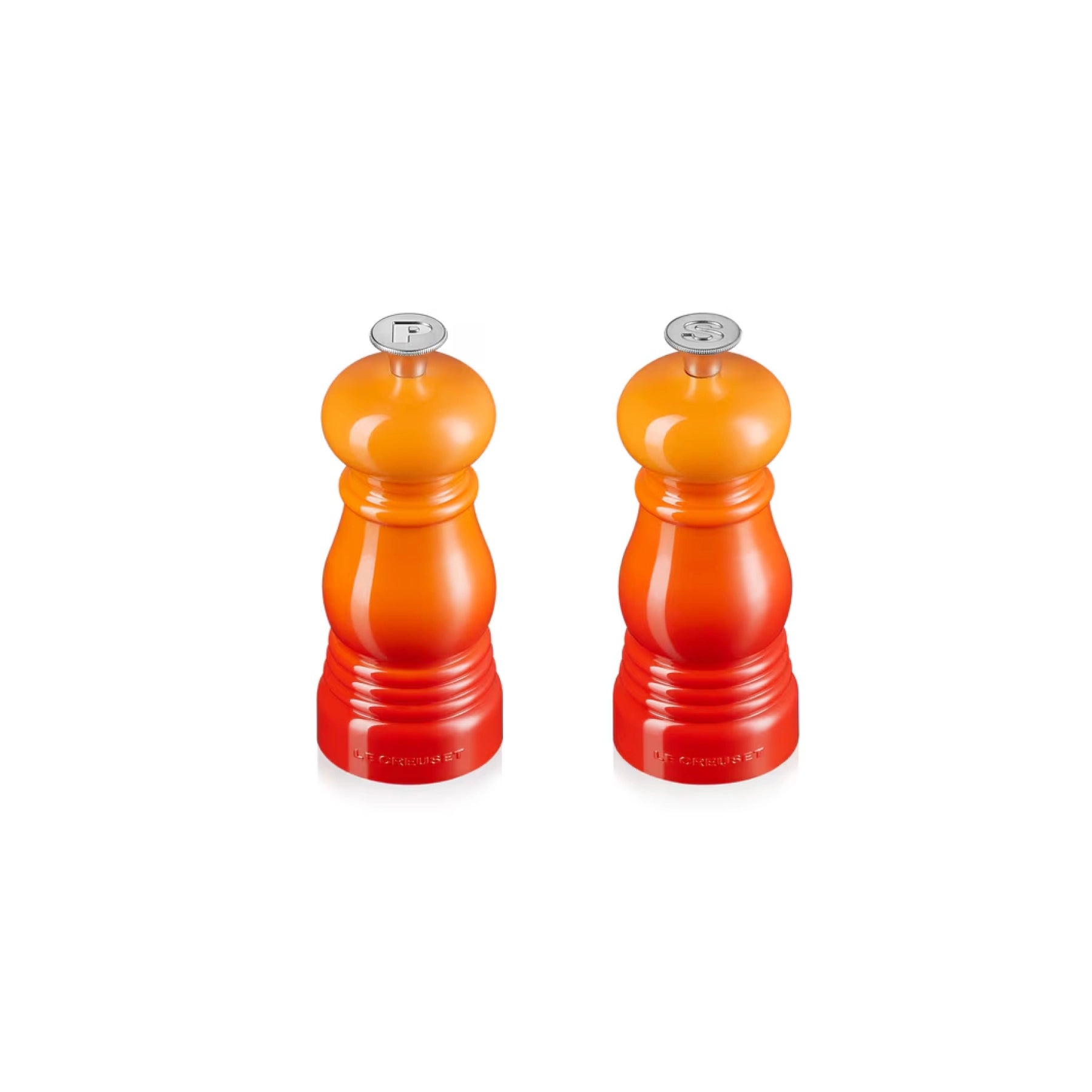SET PIMENTERO SALERO 11 CM VOLCANICO