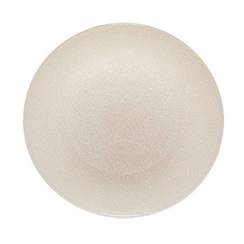 Plato Base Blanco Glitter Bormioli con acabado brillante