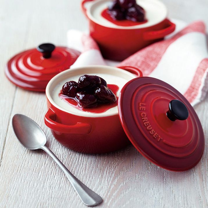 MINI COCOTTE REDONDA 10 CM CEREZA