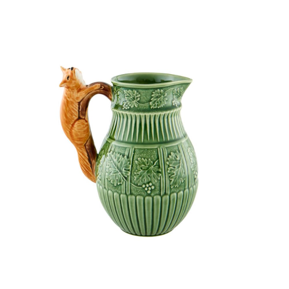 Jarra Zorro Pitchers Bordallo Pinheiro en cerámica artesanal