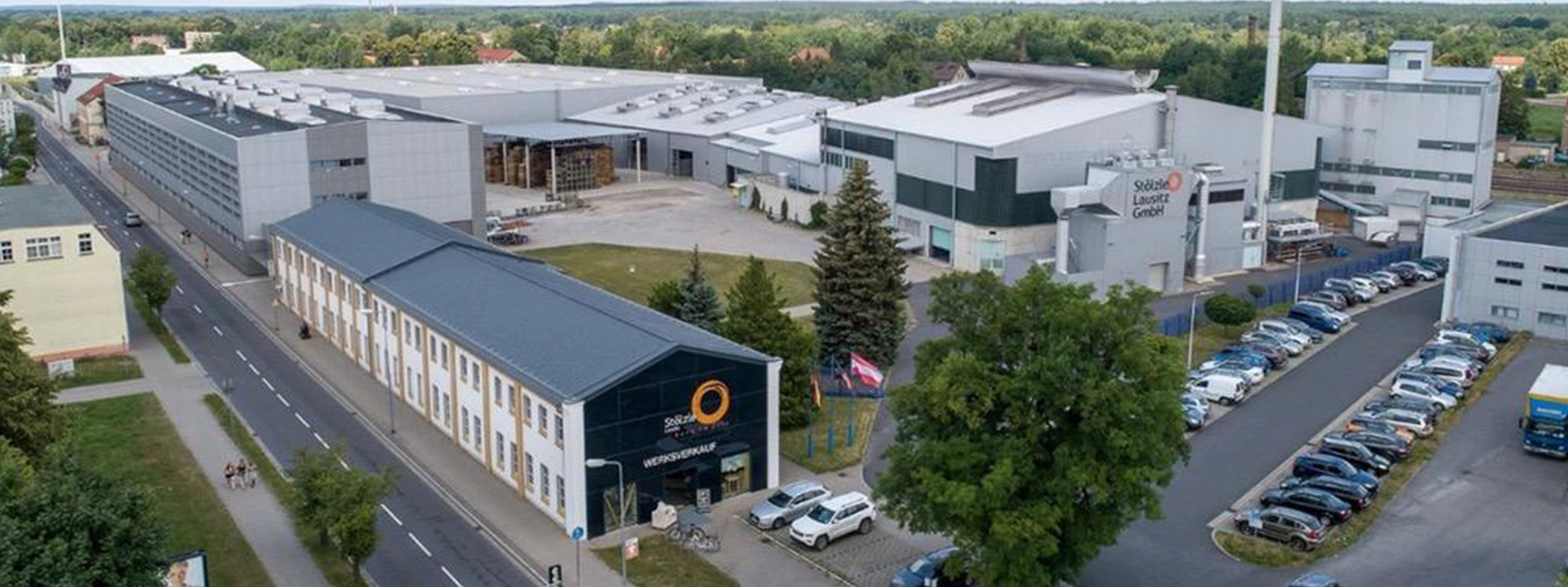 Fabrica de cristal de Stolzle Lausitz.