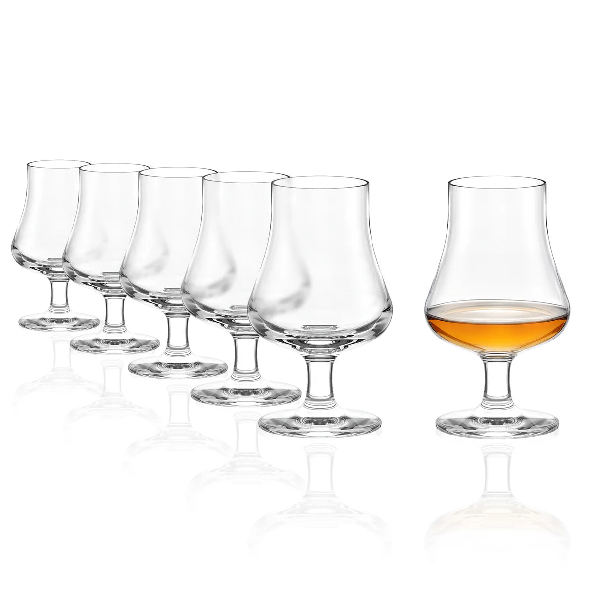 Copa Nosing Bar Classics de Stölzle Lausitz mostrando su diseño elegante y ergonómico, perfecta para la cata de whisky.