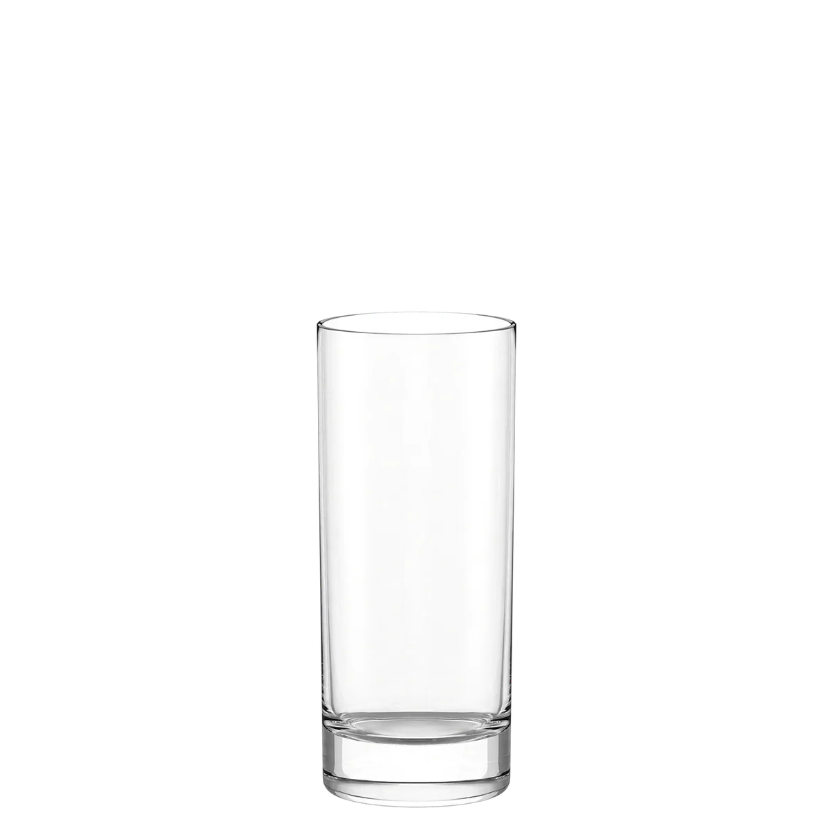 Vaso de jugo New York de Stolzle Lausitz, cristal transparente y brillante.