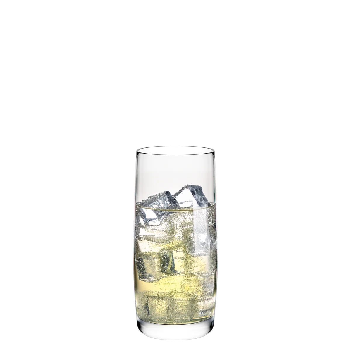 Vaso alto Longdrink Weinland de Stolzle Lausitz con bebida.