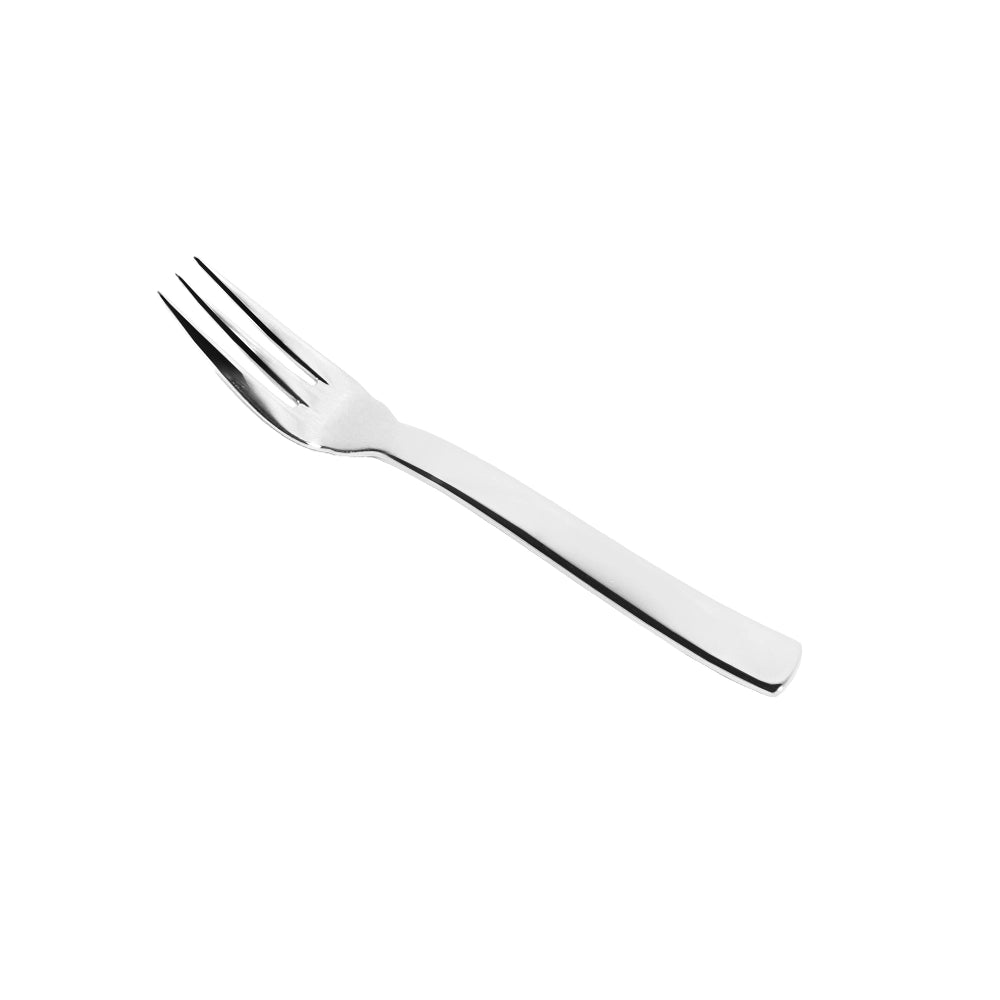 Tenedor de pescado Canterbury en acero pulido