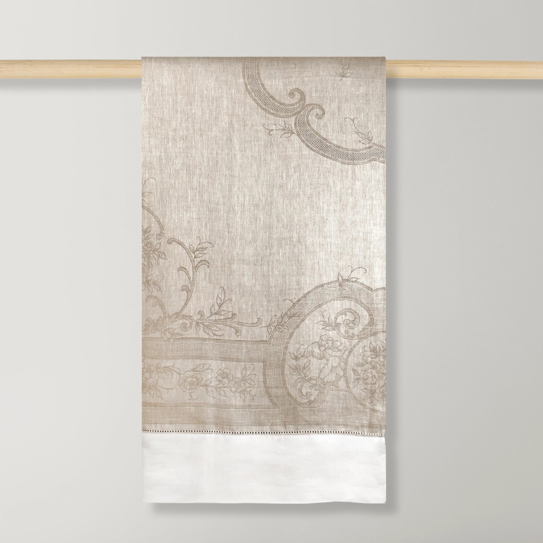 MANTEL ANJOS TERRACOTA / WHITE 170X320