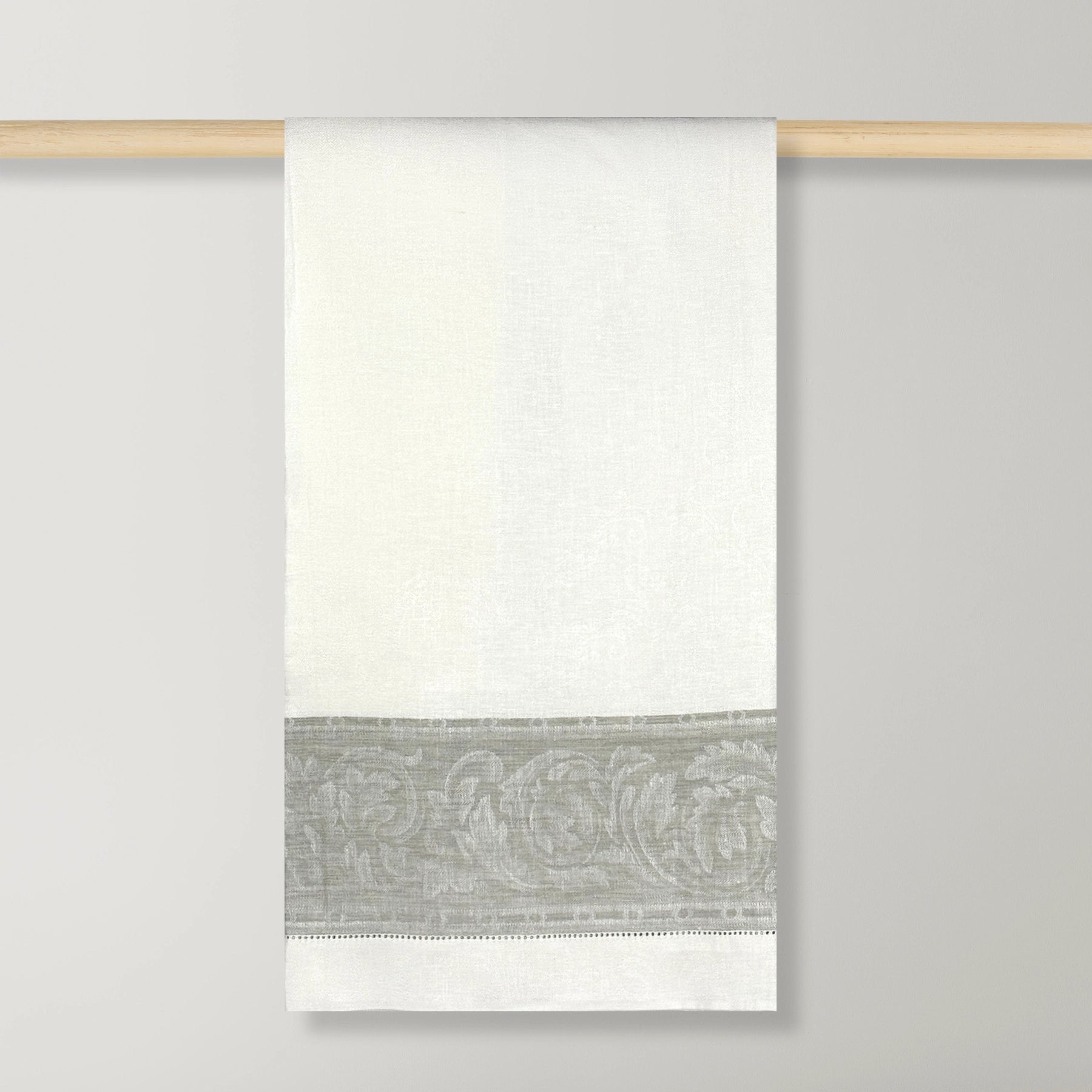 MANTEL CAPRICHO WHITE / GREY 178X310