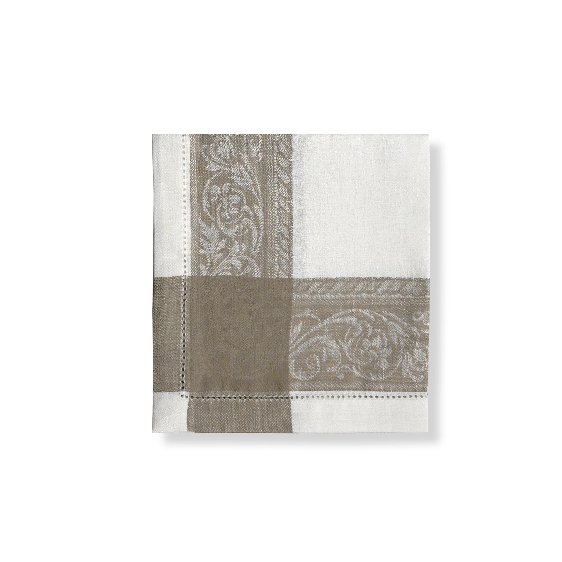 SERVILLETA CORDAS WHITE / BEIGE 45X45