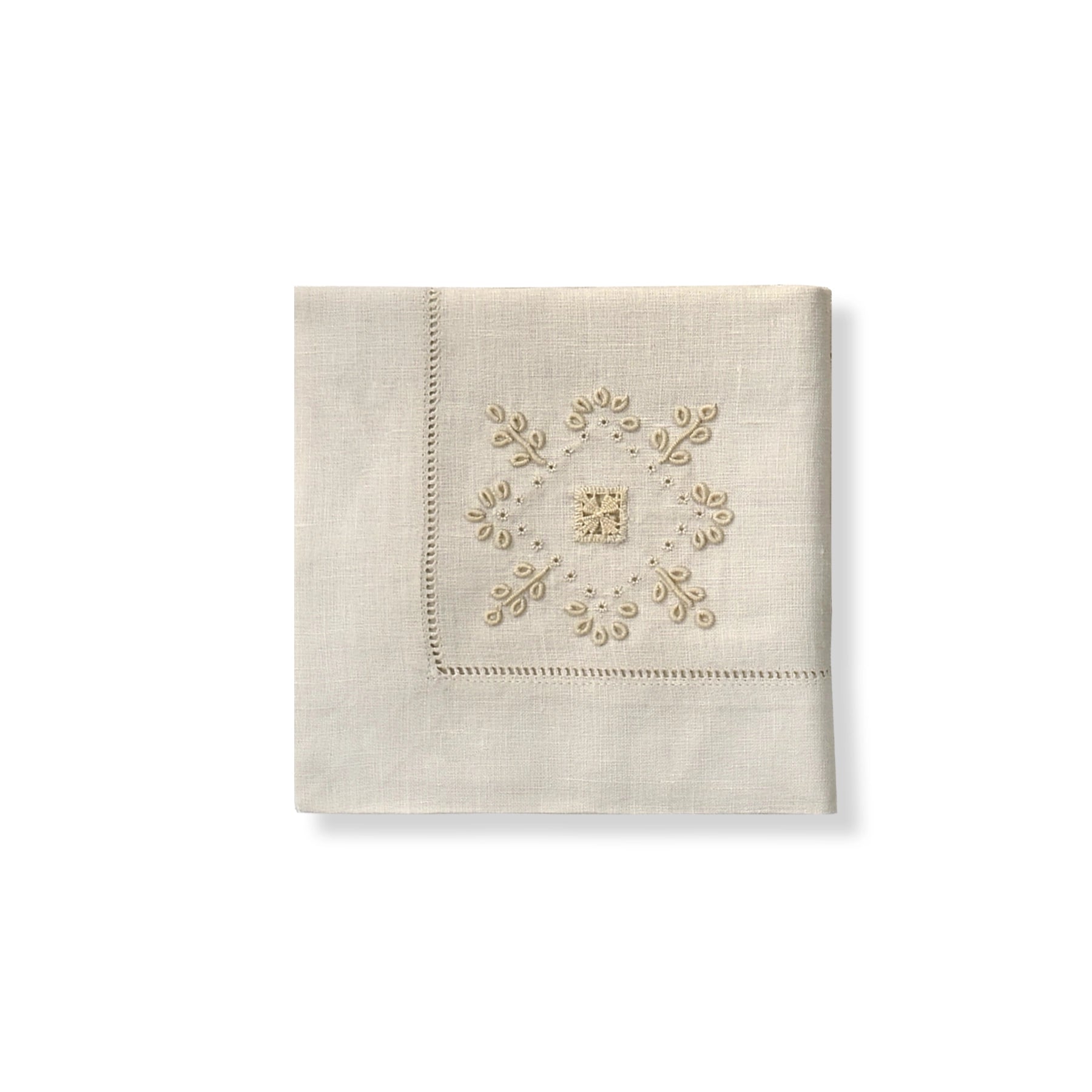 SET DE 6 SERVILLETAS MARFIL 50X50