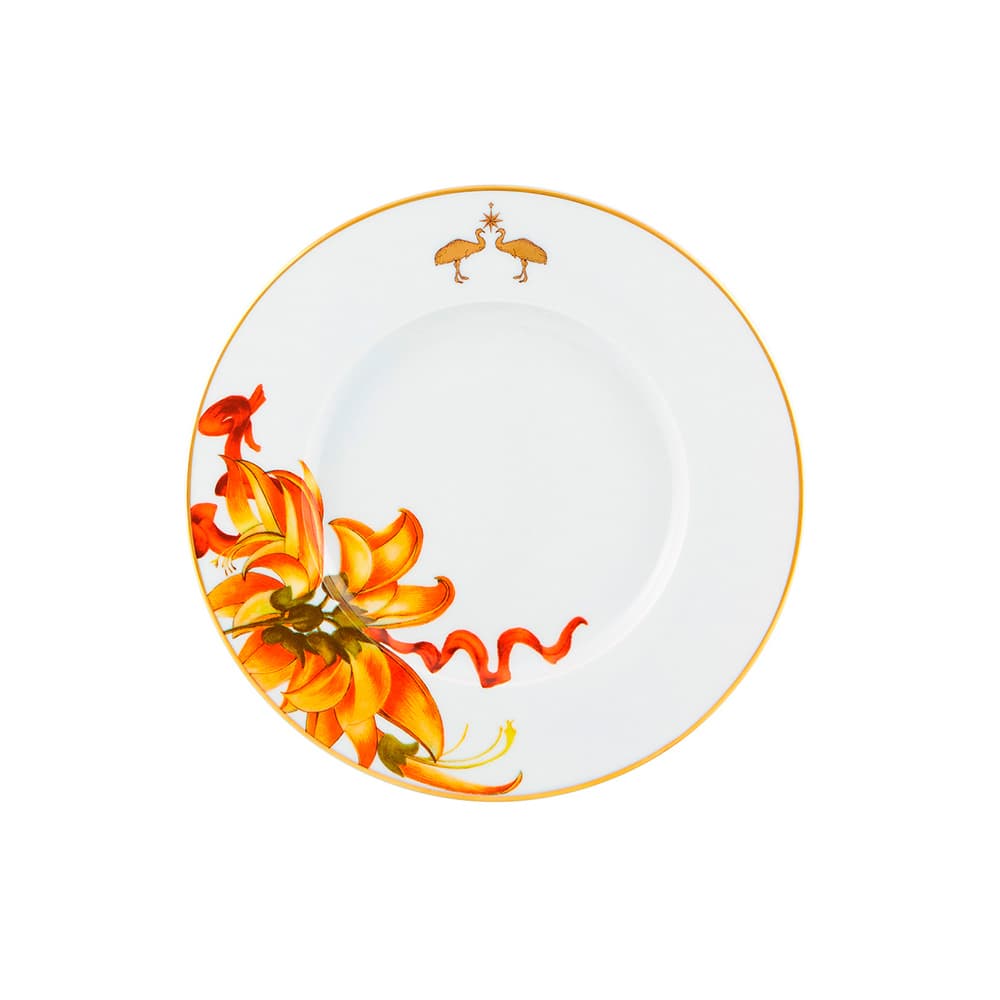 Plato de Postre Amazonia con diseño inspirado en la naturaleza