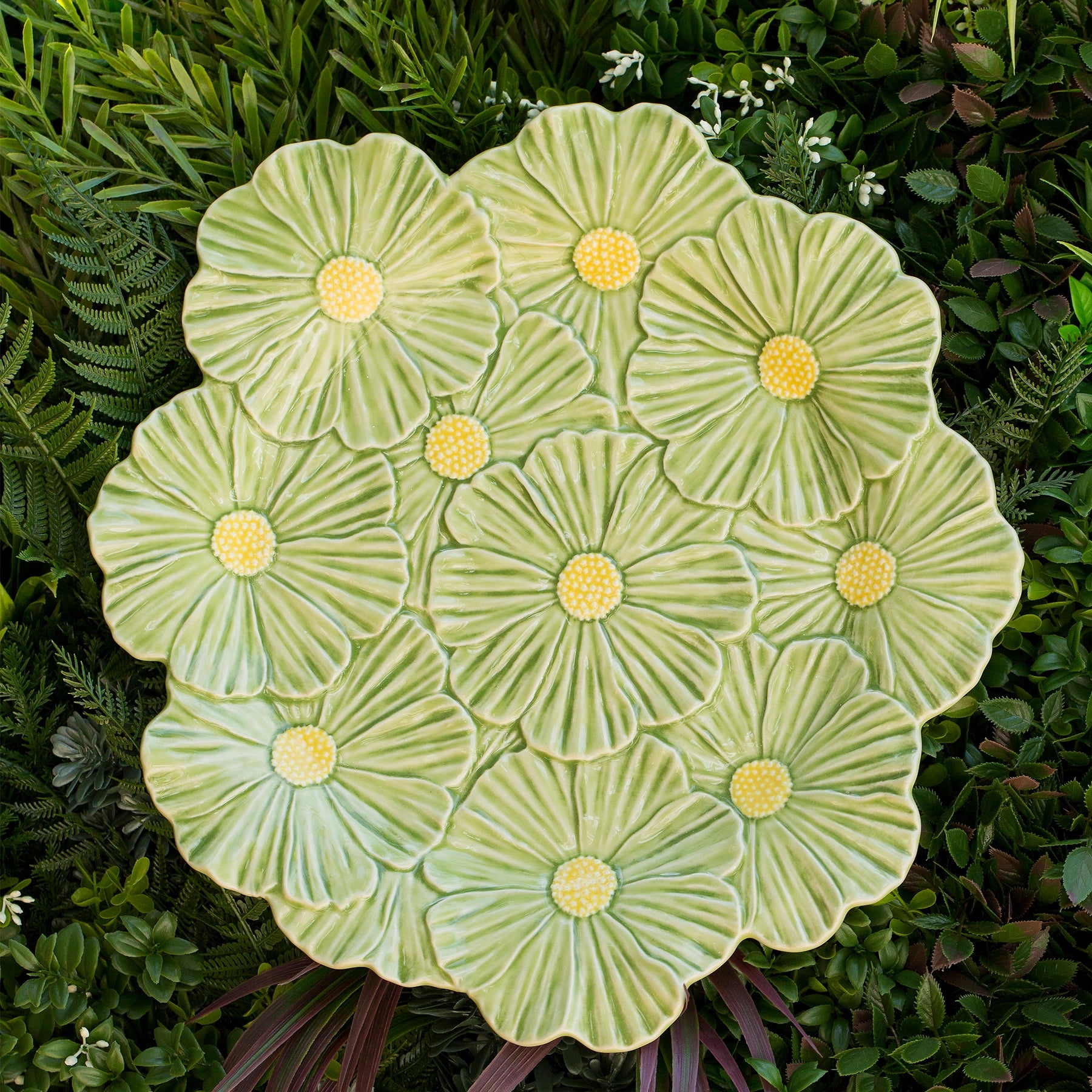 Plato Base María Flor, perfecto como soporte o decoración de mesa