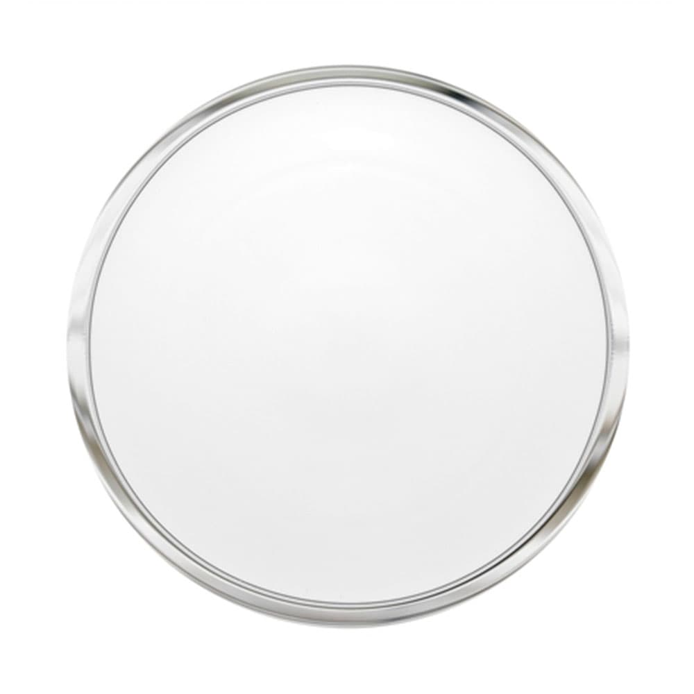 Plato Marcador Trasso de porcelana con borde de platino pintado a mano