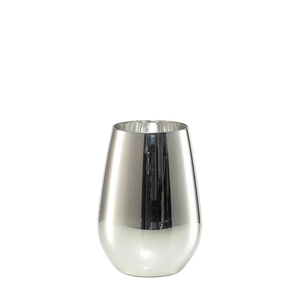 Vaso Plata Viña Shine con acabado metálico brillante