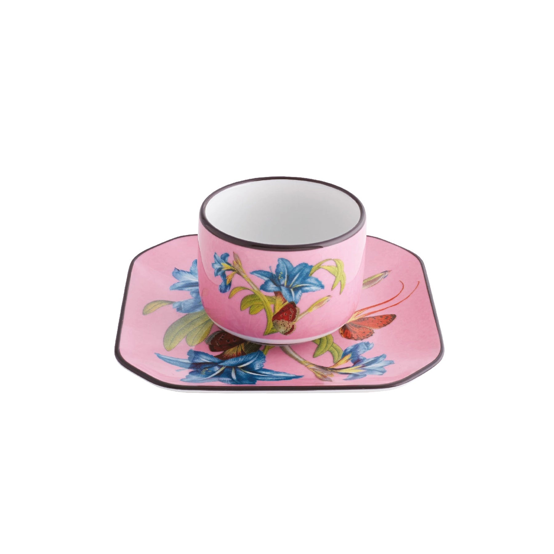 Detalle artístico del diseño en porcelana de lujo