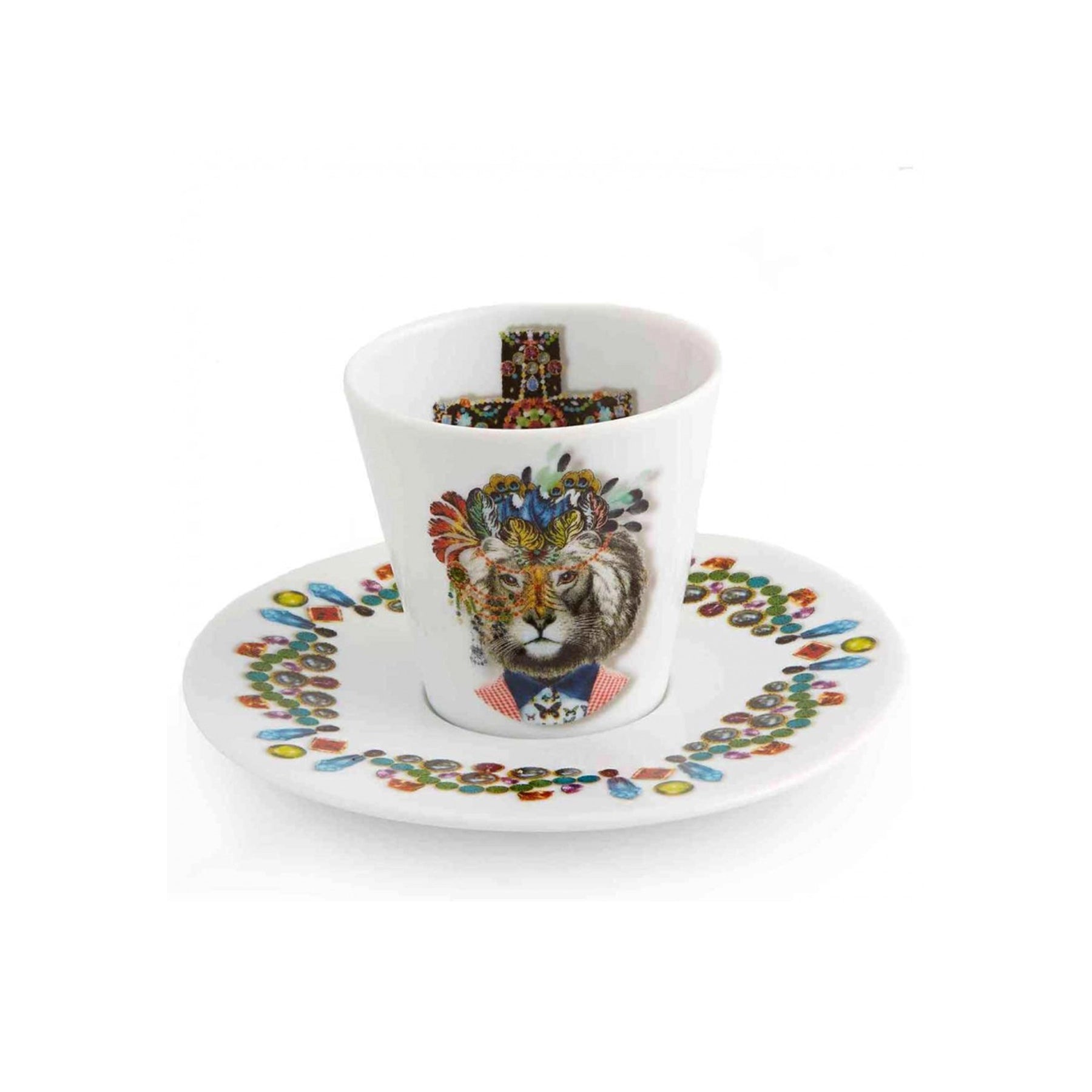 Detalle artístico del set Love Who You Want para café