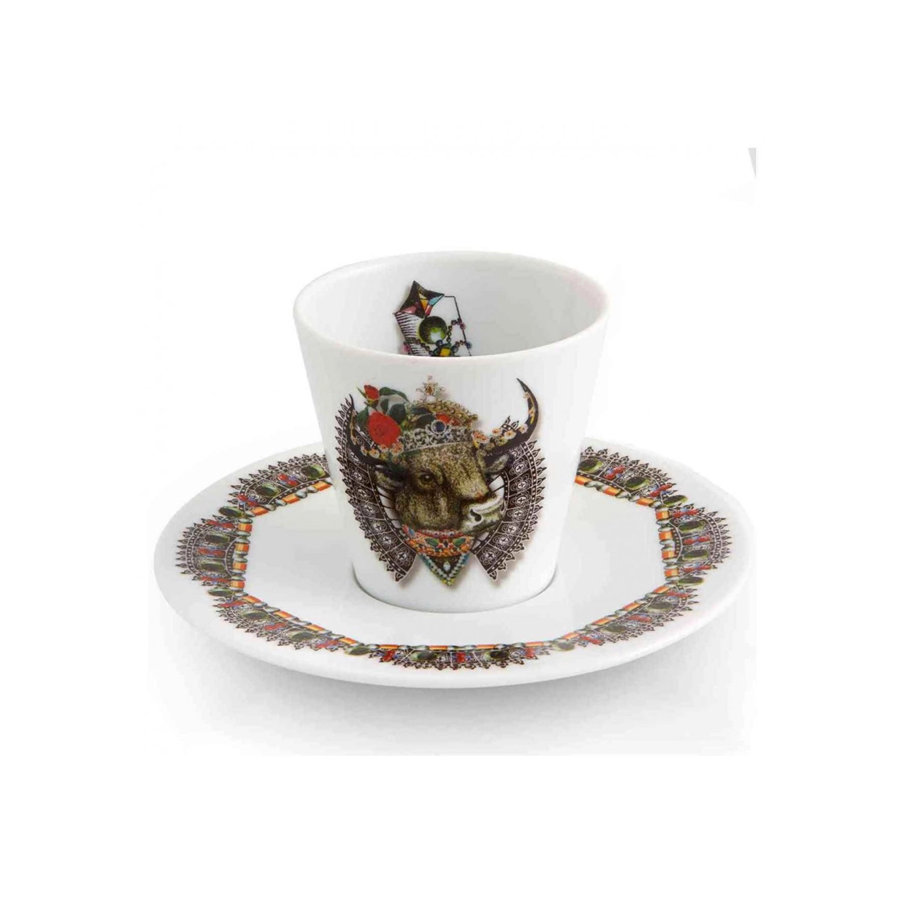 Vista Alegre Love Who You Want con platos y tazas decorativos