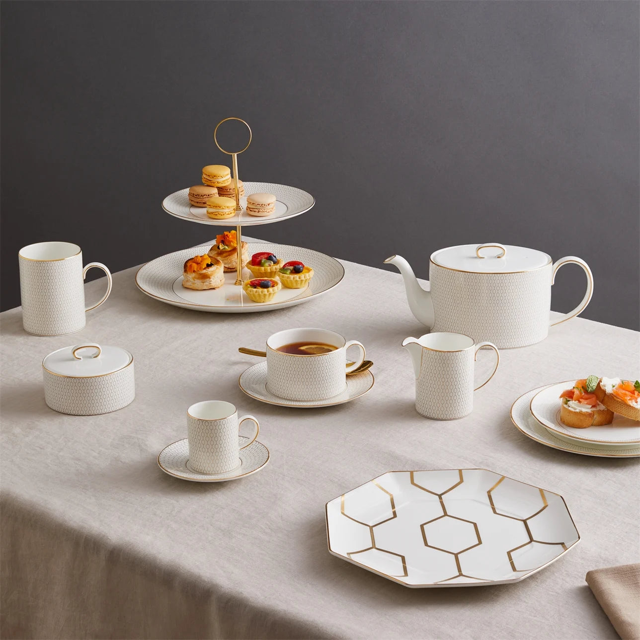SET 5 PIEZAS GIO GOLD