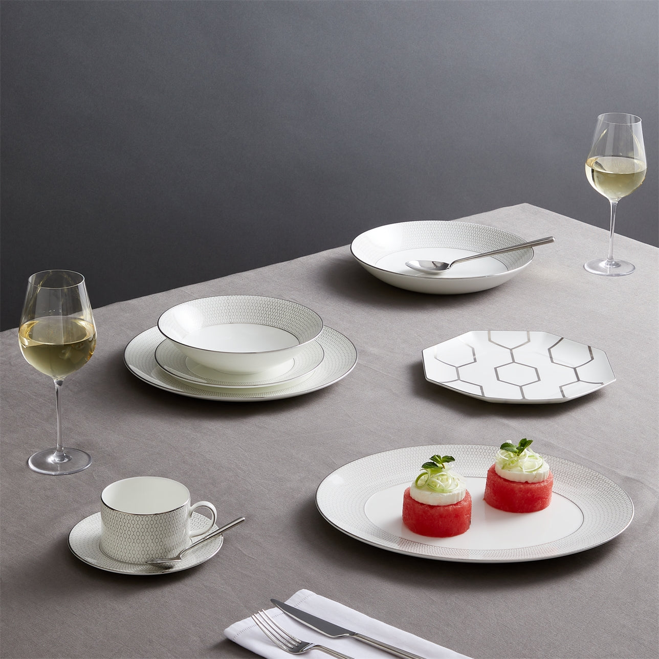 SET 5 PIEZAS GIO PLATINUM