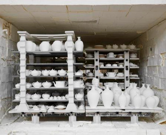Cuarto de cuardo en la fabrica de Wedgwood en Inglaterra.