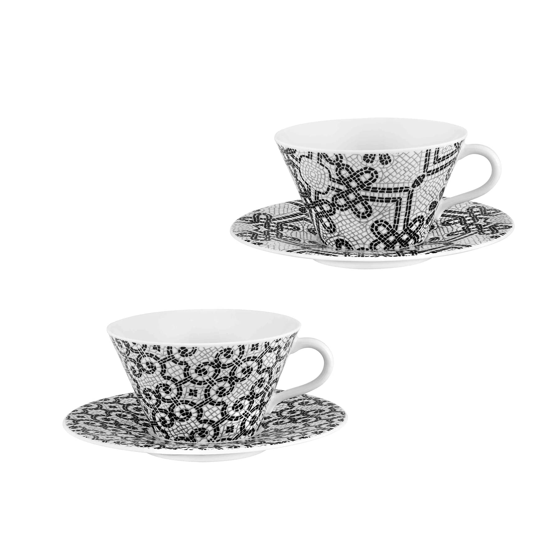 SET 2 PLATOS Y TAZAS DE TÉ CALCADA PORTUGUESA