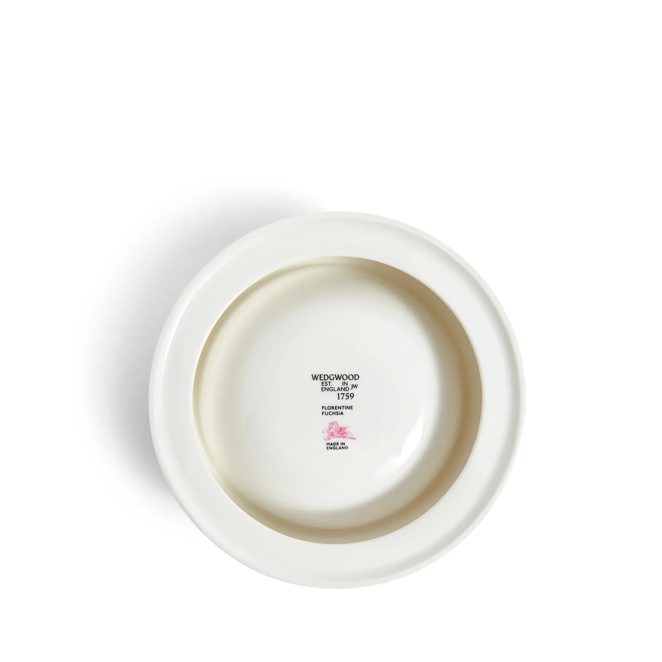 Bowl Mascotas Florentine Fuchsia con diseño de criaturas míticas.