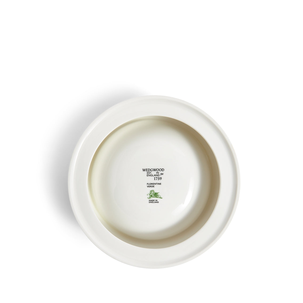 Bowl Mascotas Florentine Verde de porcelana fina con diseño de criaturas míticas.