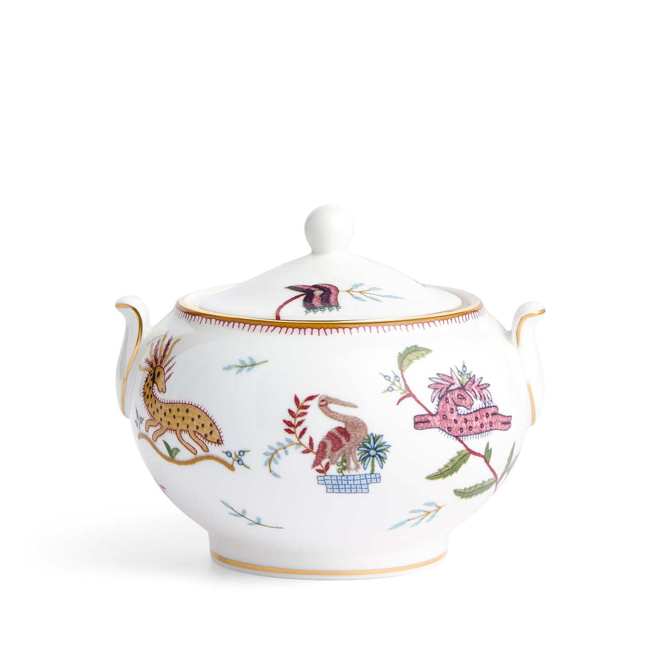 Azucarera Mythical Creatures: Fina porcelana china con criaturas mágicas.