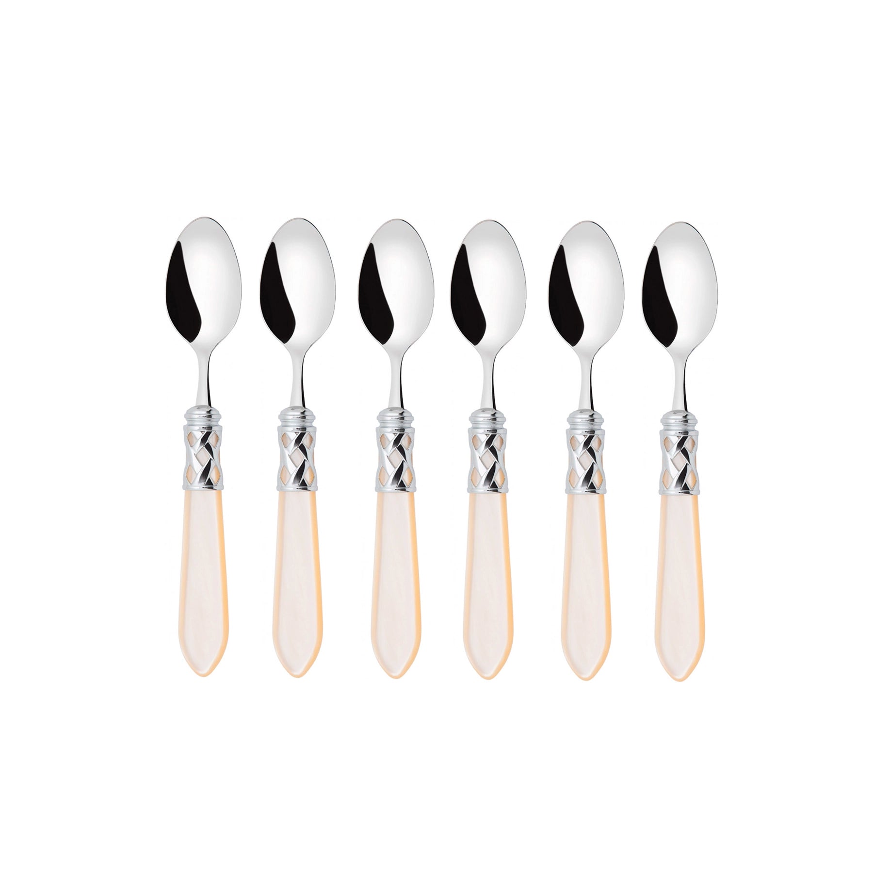 SET 6 CUCHARITAS MOKA ALADDIN IVORY