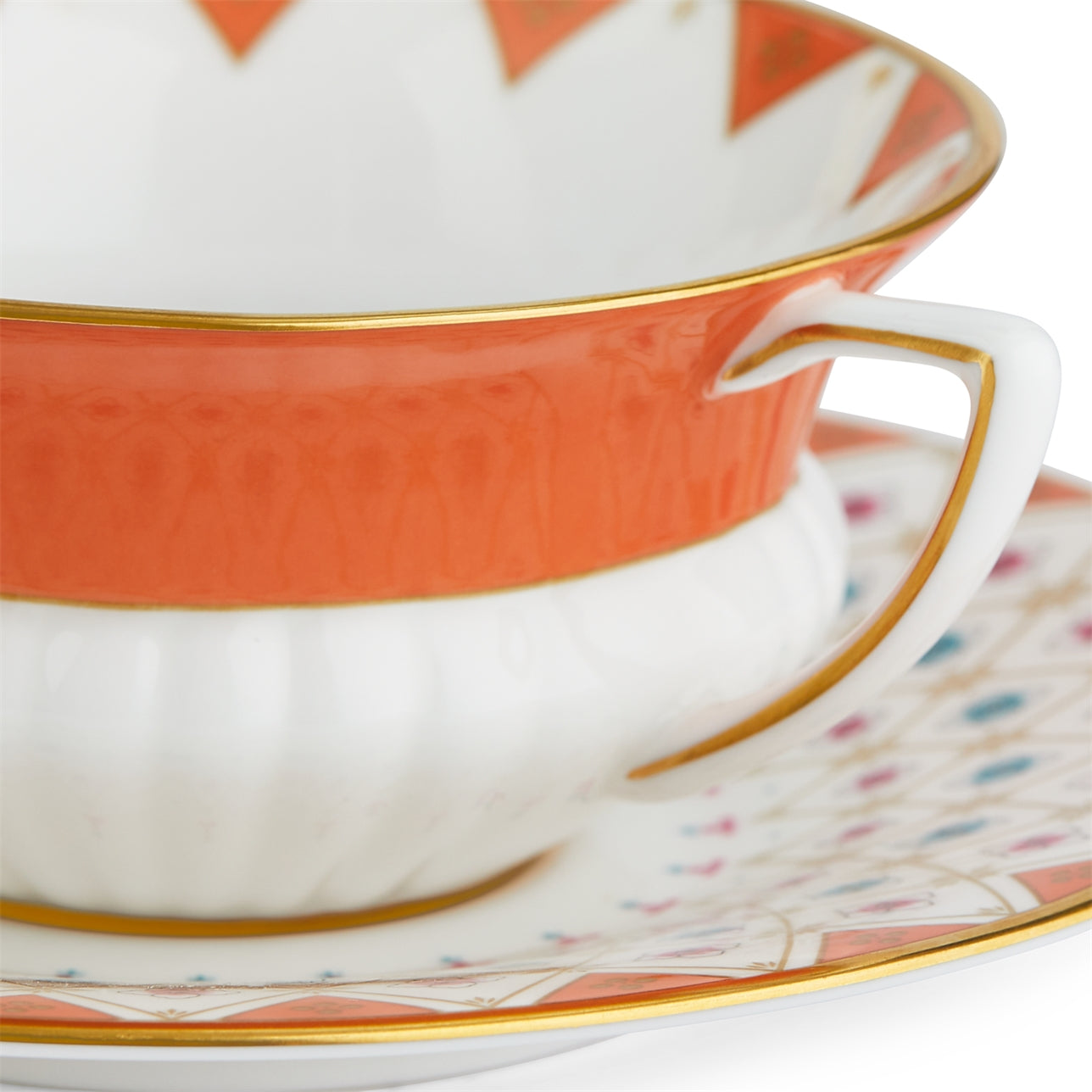 Asa ornamentada Taza Peony Diamond Wonderlust 