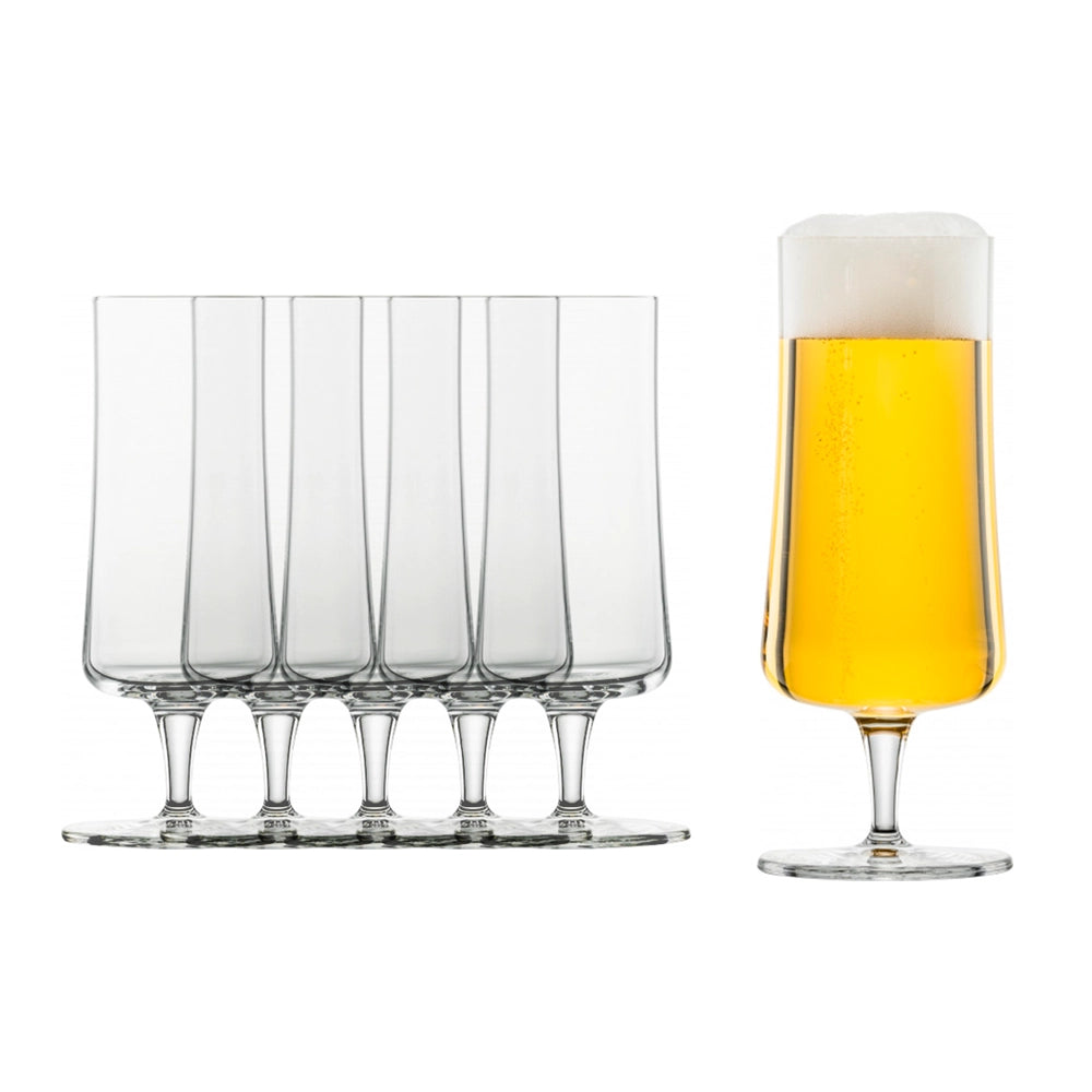 SET 6 COPAS CERVEZA SMALL PILSNER BEER BASIC